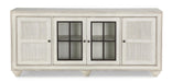 Flexsteel Harmony Entertainment Base in White - Holmwood's Furniture & Design Center (Somersworth, NH)