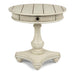 Flexsteel Harmony Round End Table in White - Holmwood's Furniture & Design Center (Somersworth, NH)
