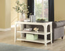 Flexsteel Harmony Sofa Table in White - Holmwood's Furniture & Design Center (Somersworth, NH)