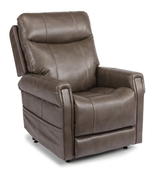 Flexsteel Jenkins Power Lift Recliner with Power Headrest and Lumbar - Holmwood's Furniture & Design Center (Somersworth, NH)
