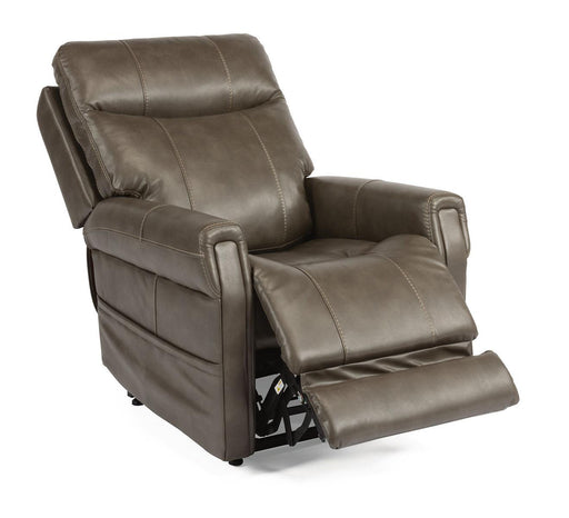 Flexsteel Jenkins Power Lift Recliner with Power Headrest and Lumbar - Holmwood's Furniture & Design Center (Somersworth, NH)