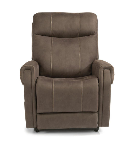 Flexsteel Jenkins Power Lift Recliner with Power Headrest and Lumbar - Holmwood's Furniture & Design Center (Somersworth, NH)