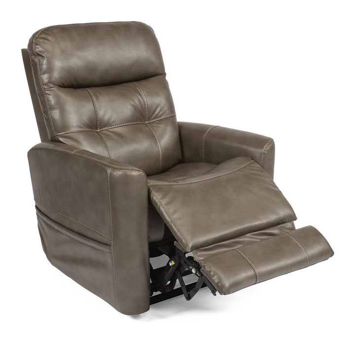 Flexsteel Kenner Power Lift Recliner - Holmwood's Furniture & Design Center (Somersworth, NH)