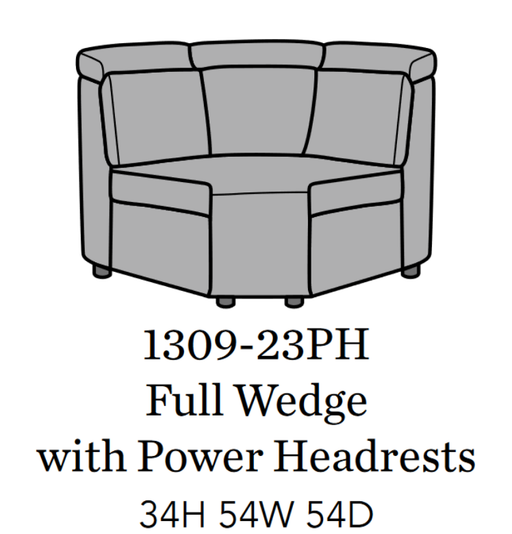 Flexsteel Latitudes Astra Leather Full Wedge w/Power Headrest - Holmwood's Furniture & Design Center (Somersworth, NH)