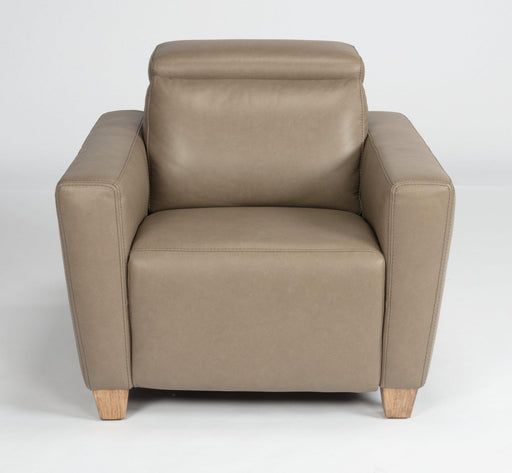 Flexsteel Latitudes Astra Leather Power Recliner w/Power Headrest - Holmwood's Furniture & Design Center (Somersworth, NH)