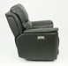 Flexsteel Latitudes Cade Leather Power Recliner w/Power Headrest in Black - Holmwood's Furniture & Design Center (Somersworth, NH)