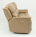 Flexsteel Latitudes Cade Leather Power Reclining Sofa w/Power Headrests in Light Brown - Holmwood's Furniture & Design Center (Somersworth, NH)