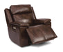 Flexsteel Latitudes Chance Leather Power Gliding Recliner w/Power Headrest - Holmwood's Furniture & Design Center (Somersworth, NH)