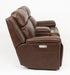 Flexsteel Latitudes Chance Leather Power Reclining Loveseat w/Console & Power Headrests - Holmwood's Furniture & Design Center (Somersworth, NH)