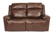 Flexsteel Latitudes Chance Leather Power Reclining Loveseat w/Power Headrests - Holmwood's Furniture & Design Center (Somersworth, NH)
