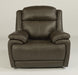 Flexsteel Latitudes Elijah Leather Power Recliner w/Power Headrest - Holmwood's Furniture & Design Center (Somersworth, NH)