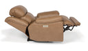 Flexsteel Latitudes Elijah Leather Power Recliner w/Power Headrest - Holmwood's Furniture & Design Center (Somersworth, NH)