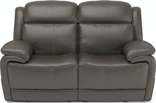 Flexsteel Elijah Power Reclining Loveseat w/ Pwr Headrests, Lumbar - Holmwood's Furniture & Design Center (Somersworth, NH)