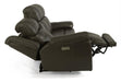 Flexsteel Elijah Power Reclining Sofa with Power Headrests & Lumbar - Holmwood's Furniture & Design Center (Somersworth, NH)