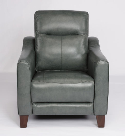 Flexsteel Latitudes Forte Leather Power Recliner w/Power Headrest - Holmwood's Furniture & Design Center (Somersworth, NH)