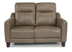 Flexsteel Latitudes Forte Leather Power Reclining Loveseat w/Power Headrests - Holmwood's Furniture & Design Center (Somersworth, NH)