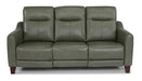 Flexsteel Latitudes Forte Leather Power Reclining Sofa w/Power Headrests - Holmwood's Furniture & Design Center (Somersworth, NH)