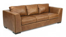 Flexsteel Latitudes Hawkins Leather 3-Cushion Sofa - Holmwood's Furniture & Design Center (Somersworth, NH)