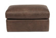 Flexsteel Latitudes Hawkins Leather Ottoman - Holmwood's Furniture & Design Center (Somersworth, NH)