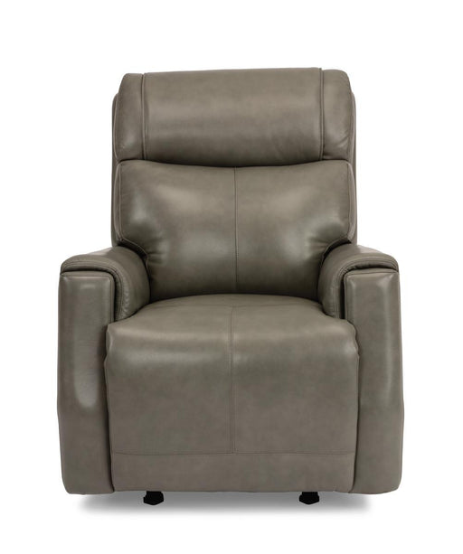 Flexsteel Latitudes Holton Leather Power Gliding Recliner w/Power Headrest - Holmwood's Furniture & Design Center (Somersworth, NH)
