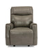 Flexsteel Latitudes Holton Leather Power Gliding Recliner w/Power Headrest - Holmwood's Furniture & Design Center (Somersworth, NH)