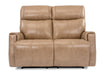 Flexsteel Latitudes Holton Leather Power Reclining Loveseat w/Power Headrests - Holmwood's Furniture & Design Center (Somersworth, NH)