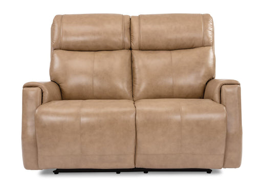 Flexsteel Latitudes Holton Leather Power Reclining Loveseat w/Power Headrests - Holmwood's Furniture & Design Center (Somersworth, NH)