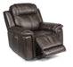 Flexsteel Latitudes Kingsley Leather Power Recliner w/Power Headrest - Holmwood's Furniture & Design Center (Somersworth, NH)