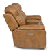 Flexsteel Latitudes Kingsley Leather Power Reclining Loveseat w/Console & Power Headrests - Holmwood's Furniture & Design Center (Somersworth, NH)