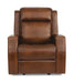 Flexsteel Latitudes Mustang Leather Power Gliding Recliner w/Power Headrests - Holmwood's Furniture & Design Center (Somersworth, NH)