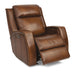 Flexsteel Latitudes Mustang Leather Power Gliding Recliner w/Power Headrests - Holmwood's Furniture & Design Center (Somersworth, NH)