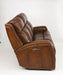 Flexsteel Latitudes Mustang Leather Power Reclining Sofa w/Power Headrests - Holmwood's Furniture & Design Center (Somersworth, NH)