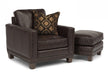 Flexsteel Latitudes Port Royal Leather Chair - Holmwood's Furniture & Design Center (Somersworth, NH)