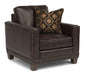 Flexsteel Latitudes Port Royal Leather Chair - Holmwood's Furniture & Design Center (Somersworth, NH)