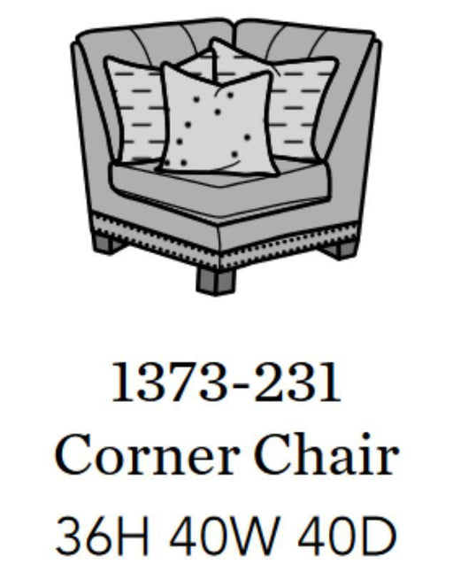 Flexsteel Latitudes Port Royal Leather Corner Chair - Holmwood's Furniture & Design Center (Somersworth, NH)