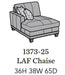 Flexsteel Latitudes Port Royal Leather LAF Chaise - Holmwood's Furniture & Design Center (Somersworth, NH)
