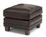 Flexsteel Latitudes Port Royal Leather Ottoman - Holmwood's Furniture & Design Center (Somersworth, NH)