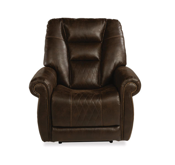 Flexsteel Maverick Power Recliner with Power Headrest and Lumbar - Holmwood's Furniture & Design Center (Somersworth, NH)