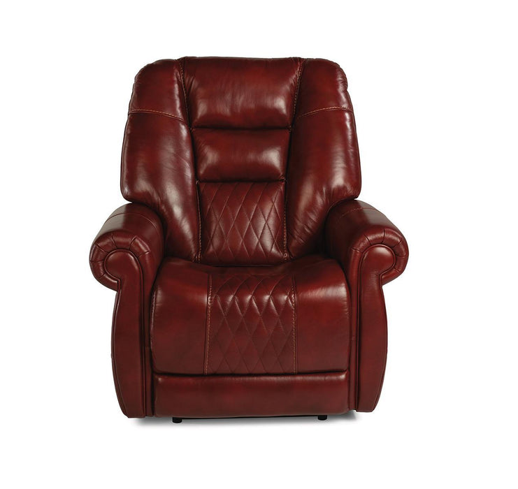 Flexsteel Maverick Power Recliner with Power Headrest and Lumbar - Holmwood's Furniture & Design Center (Somersworth, NH)