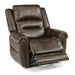 Flexsteel Oscar Power Recliner with Power Headrest and Lumbar - Holmwood's Furniture & Design Center (Somersworth, NH)