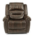 Flexsteel Oscar Power Recliner with Power Headrest and Lumbar - Holmwood's Furniture & Design Center (Somersworth, NH)