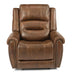 Flexsteel Oscar Power Recliner with Power Headrest and Lumbar - Holmwood's Furniture & Design Center (Somersworth, NH)