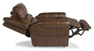 Flexsteel Oscar Power Lift Recliner with Power Headrest and Lumbar - Holmwood's Furniture & Design Center (Somersworth, NH)
