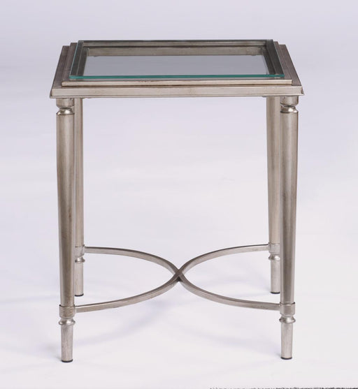 Flexsteel Piper Chairside Table in Gray - Holmwood's Furniture & Design Center (Somersworth, NH)