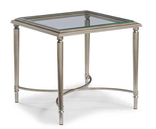 Flexsteel Piper Lamp Table in Gray - Holmwood's Furniture & Design Center (Somersworth, NH)