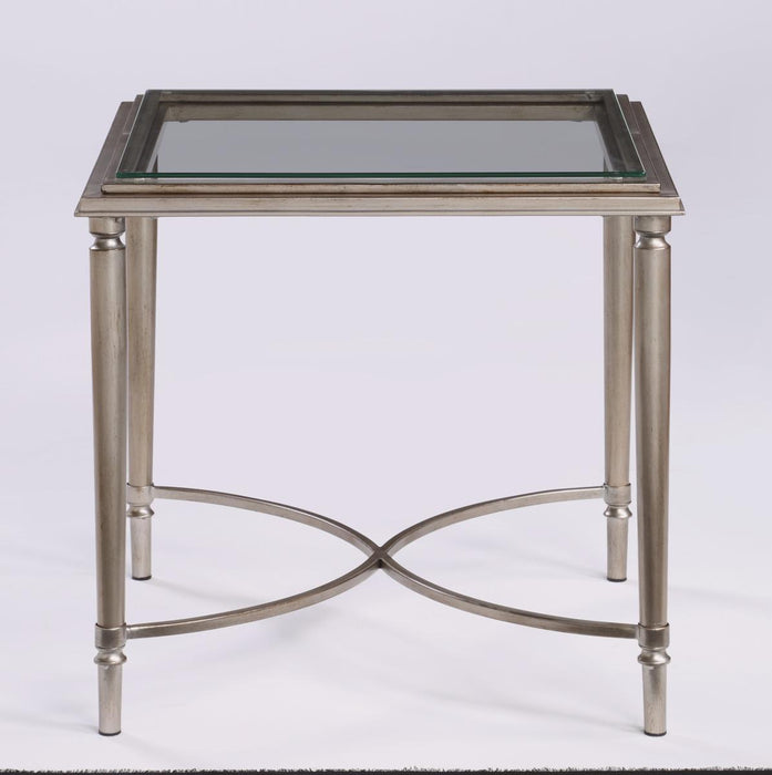 Flexsteel Piper Lamp Table in Gray - Holmwood's Furniture & Design Center (Somersworth, NH)