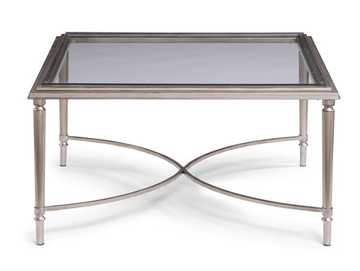 Flexsteel Piper Square Coffee Table in Gray - Holmwood's Furniture & Design Center (Somersworth, NH)