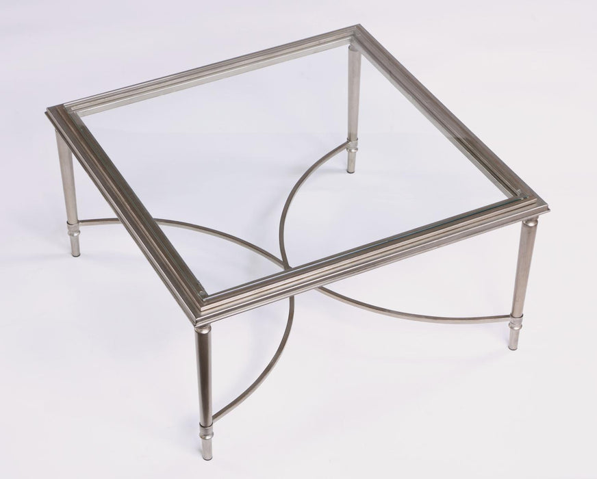 Flexsteel Piper Square Coffee Table in Gray - Holmwood's Furniture & Design Center (Somersworth, NH)