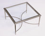 Flexsteel Piper Square Coffee Table in Gray - Holmwood's Furniture & Design Center (Somersworth, NH)