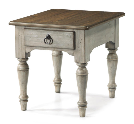 Flexsteel Plymouth End Table in Two-Tone - Holmwood's Furniture & Design Center (Somersworth, NH)